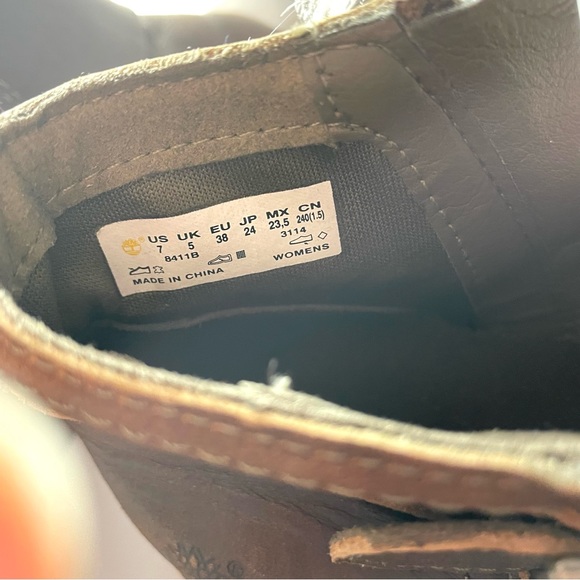 Timberland Earthkeepers Savin Hill Buckle Ankle Boot Brown size 7 - Picture 13 of 13